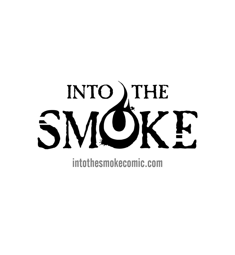 A logo appears: Into the Smoke. Intothesmokecomic.com