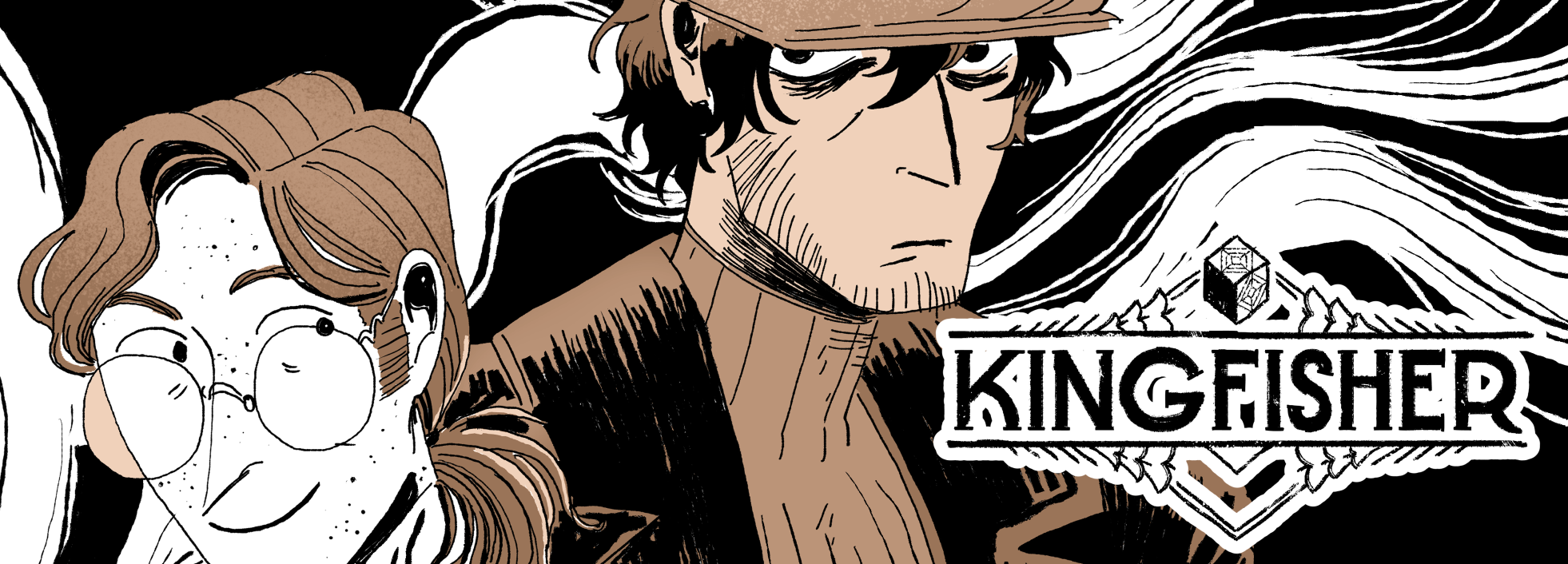 Banner for the webcomic Kingfisher