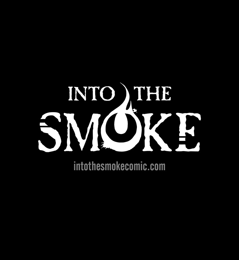 A logo appears: Into the Smoke. Intothesmokecomic.com