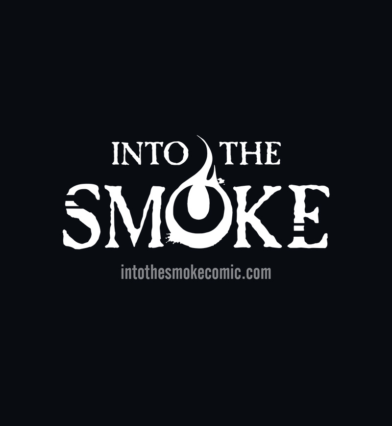 A logo appears: Into the Smoke. Intothesmokecomic.com