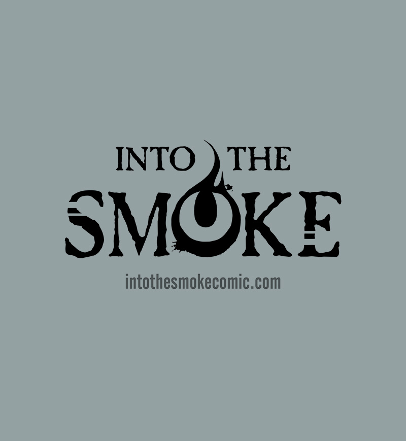 A logo appears: Into the Smoke. Intothesmokecomic.com