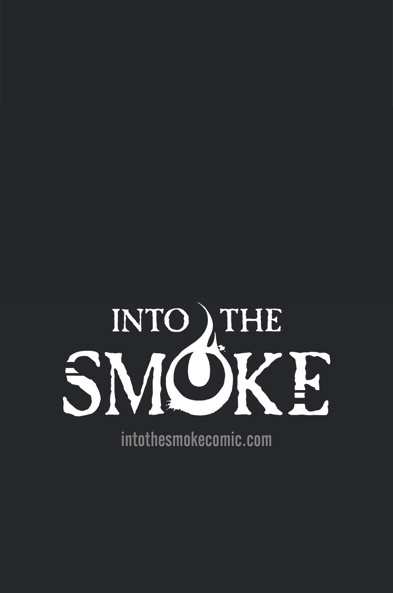 A logo appears: Into the Smoke. Intothesmokecomic.com