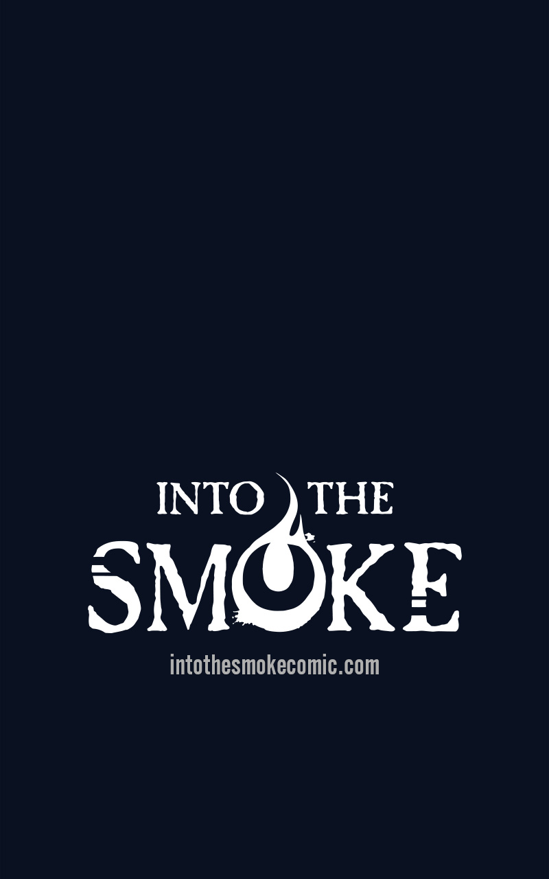 A logo appears: Into the Smoke. Intothesmokecomic.com