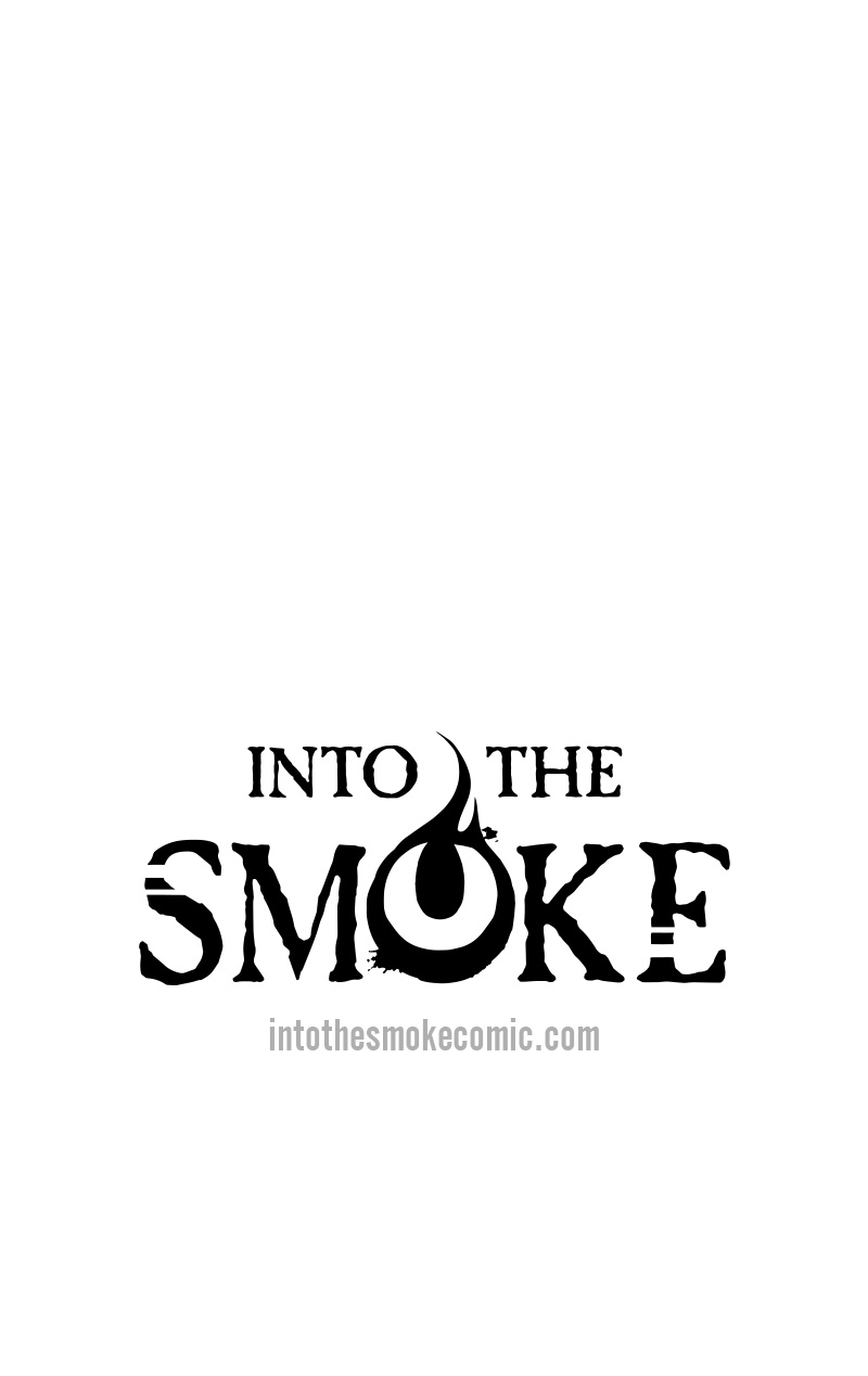 A logo appears: Into the Smoke. Intothesmokecomic.com