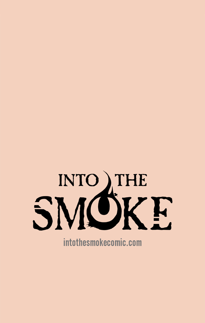 A logo appears: Into the Smoke. Intothesmokecomic.com