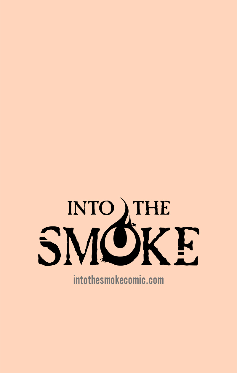 A logo appears: Into the Smoke. Intothesmokecomic.com