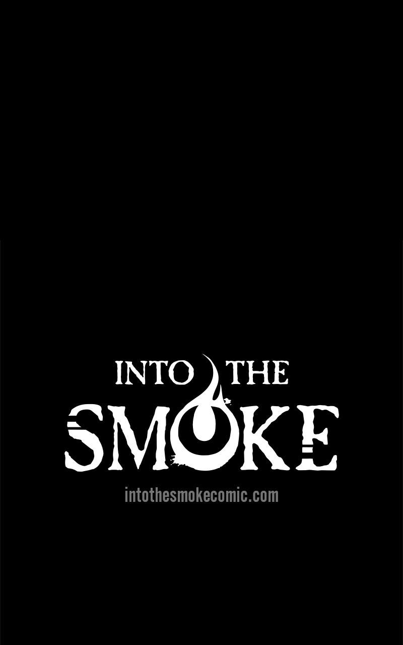 A logo appears: Into the Smoke. Intothesmokecomic.com